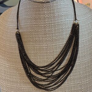 Lucky Brand Multi-Strand Black Layered Necklace
